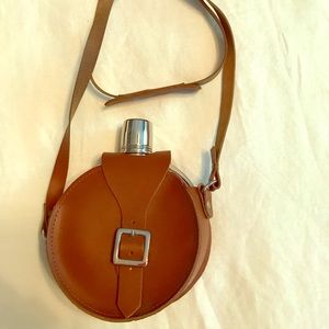 Leather Hip/Crossbody Flask